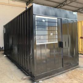 Escritório com banheiro - Goiás Containers - LP Locação